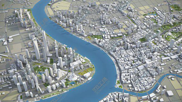images/goods_img/20210312/3D model Shanghai - city and surroundings/3.jpg